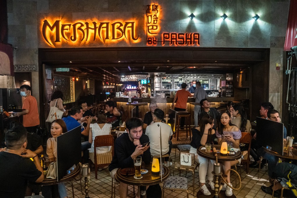 Hong Kong’s bars and pubs can reopen from Friday, with the government expected to further lift social-distancing measures. Photo: Bloomberg