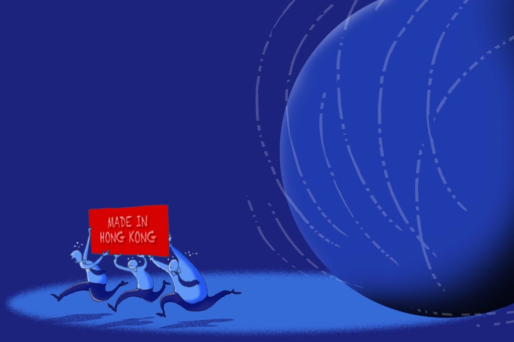 The United States’ decision to force Hong Kong traders to relabel exports as ‘Made in China’ is expected to take a toll on local brands. Illustration: Henry Wong