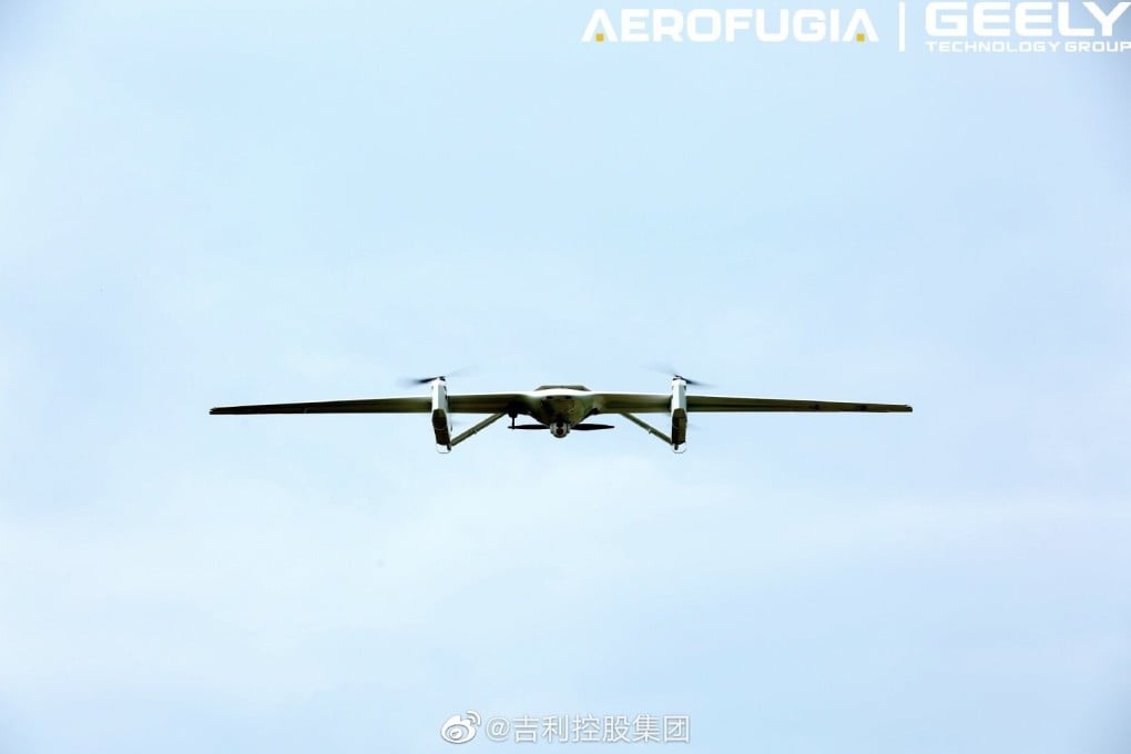The X-Chimera 25, a civilian drone from Geely-owned Aerofugia, takes flight on September 15. Photo: Handout
