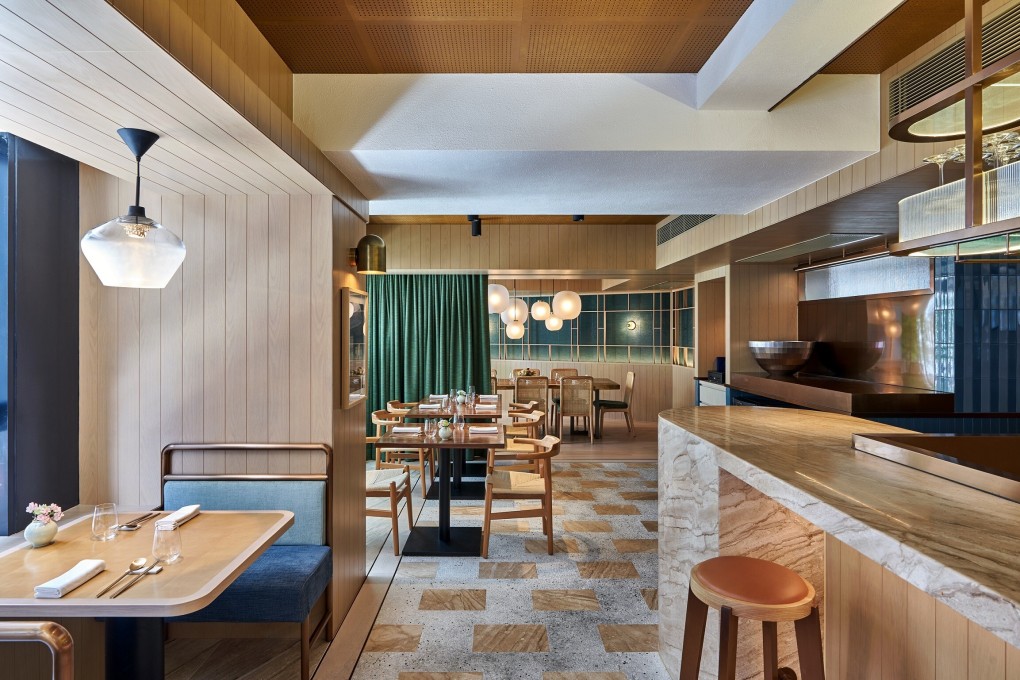 The interior of Korean casual restaurant Hansik Goo, one of a number to have opened in Hong Kong amid the Covid-19 pandemic. Chefs have had to change their concepts and create takeaway menus to cope with evolving regulations to ensure social distancing. Photo; Hansik Goo