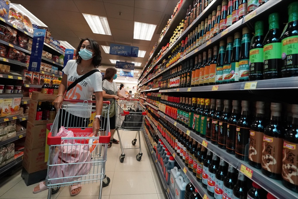 The government is giving tens of millions of Hong Kong dollars to supermarkets in Hong Kong, even though their business is booming. Photo: Felix Wong