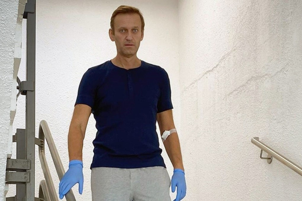 Alexei Navalny in Berlin’s Charite hospital. Photo: Instagram account @navalny / AFP