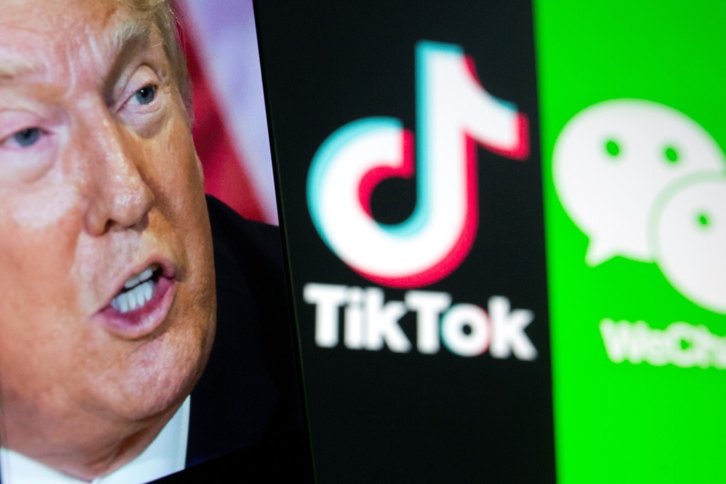 The Commerce Department announced early on Friday that as of Sunday, new US downloads of TikTok, owned by ByteDance, will be prohibited. WeChat will be banned from using services in the US necessary for the app to function. Photo: Reuters