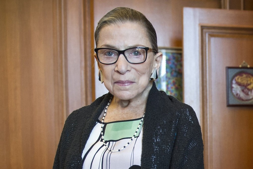 Progressive icon and doyenne of the US Supreme Court, Ruth Bader Ginsburg, affectionately known as the Notorious RBG, is seen here in 2018. Photo: AP