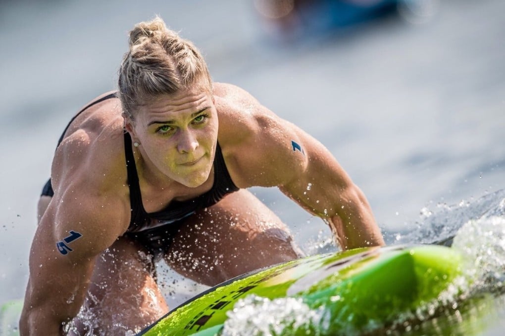 Katrin Davidsdottir, two-time CrossFit Games champion, has moved up the leader board after two victories. Photo: Handout