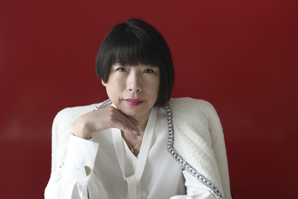 Angelica Cheung in Vogue China’s Beijing office. Photo: Simon Song