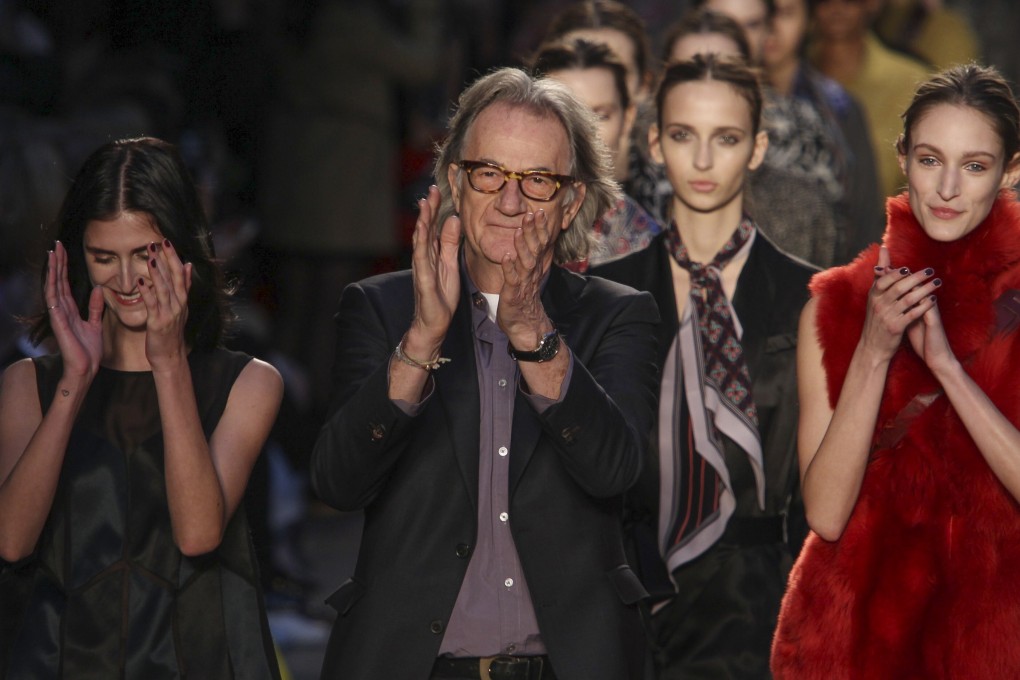 Paul Smith walks the runway at the Paul Smith show at London Fashion Week on February 16, 2014 in London, England. The British fashion designer is celebrating his brand’s 50th birthday this year. Photo: WireImage