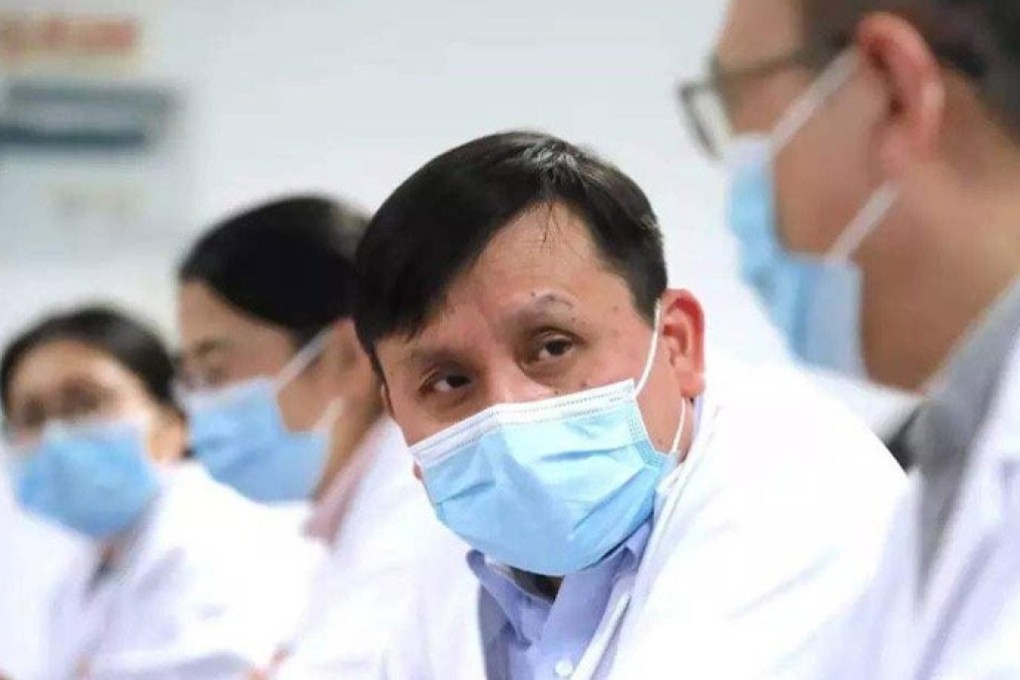Infectious disease expert Zhang Wenhong (centre) says even if a safe and effective vaccine is developed, it may not be widely available for at least a year. Photo: Weibo