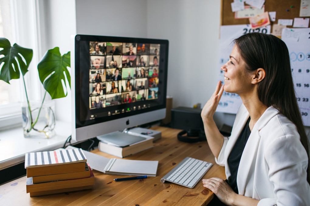 In the home office, meetings can be held via video. Photo: Shutterstock