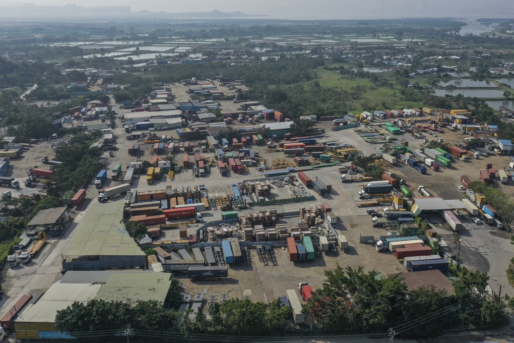 A brownfield site owned by New World Development at San Tin, in Yuen Long. Photo: Roy Issa