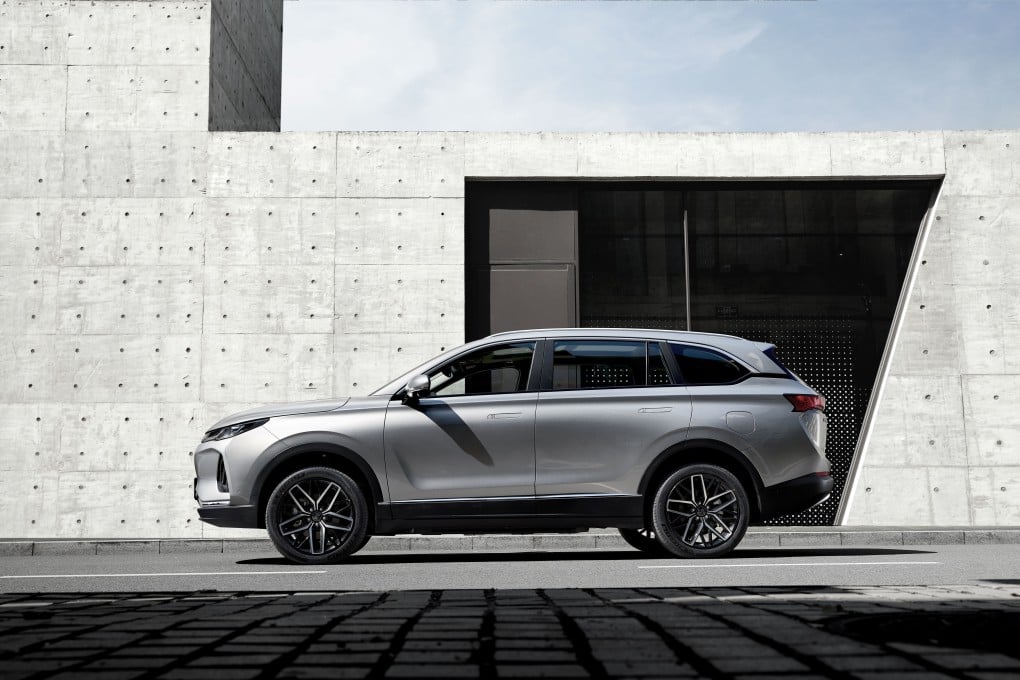 WM Motor’s EX6 Plus model. The company has a manufacturing facility in Wenzhou, Zhejiang province with a capacity of 100,000 units a year. Photo: Handout