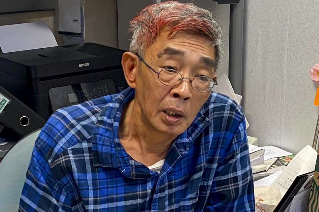 Bookseller Lam Wing-kee met visiting US officials in Taipei on Friday. Photo: Lawrence Chung