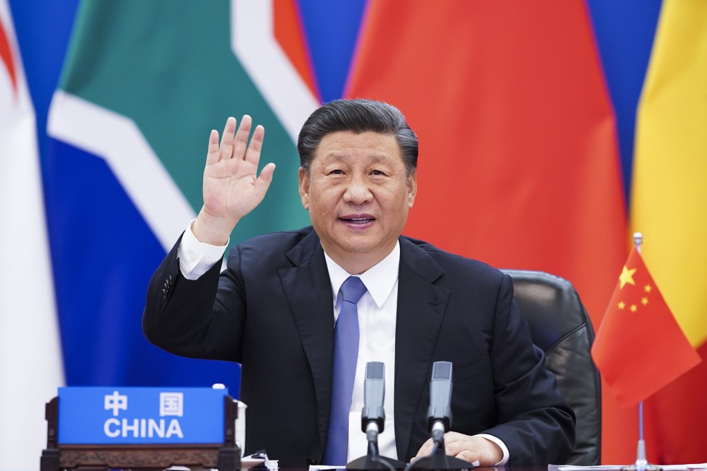 Chinese President Xi Jinping delivers a keynote speech at the Extraordinary China-Africa Summit on Solidarity against Covid-19 held via video link on June 17. Photo: Xinhua