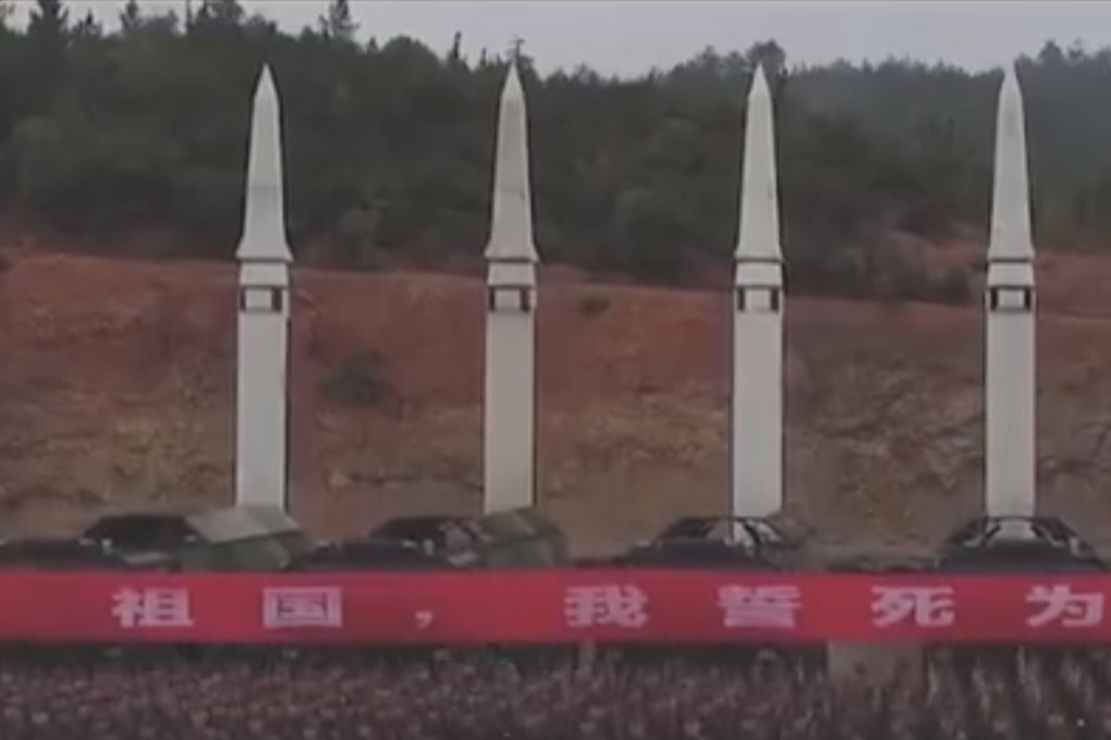 The video was produced by the PLA’s Rocket Force and shows various missiles ready for launch. Photo: Handout
