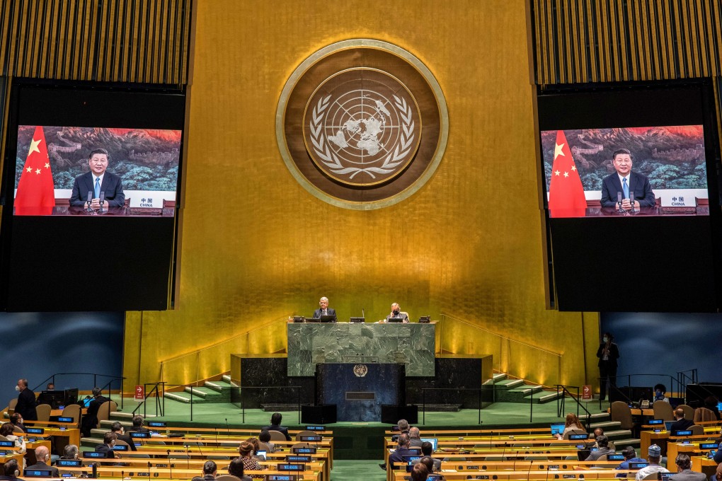 President Xi Jinping told the UN General Assembly that China would scale up its voluntary emissions targets under the Paris climate agreement. Photo: Reuters