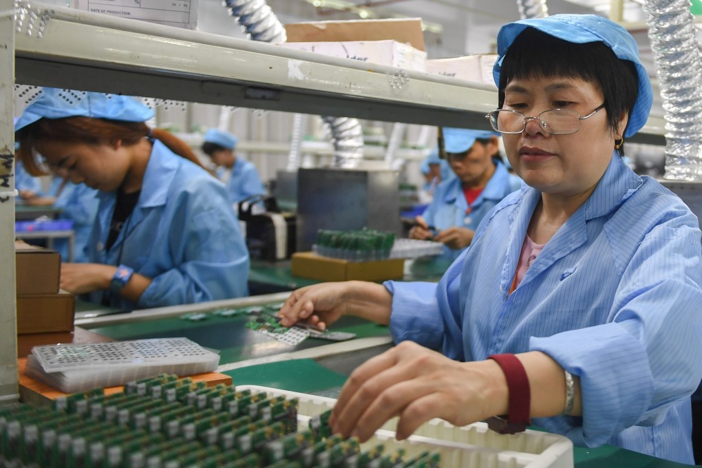 Demand in China has lagged behind supply all year, with retail sales and imports trending much lower than industrial production and exports. Photo: Xinhua