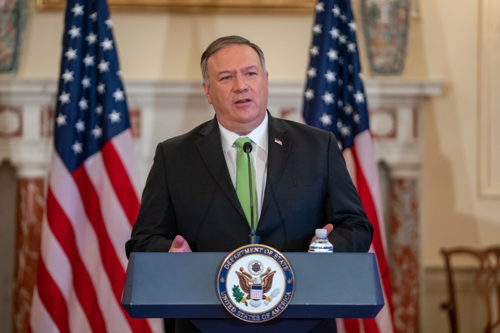US Secretary of State Mike Pompeo is urging American states to cooperate more with Taiwan. Photo: Ron Przysucha/US Department of State/dpa
