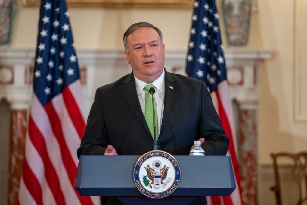 US Secretary of State Mike Pompeo is urging American states to cooperate more with Taiwan. Photo: Ron Przysucha/US Department of State/dpa
