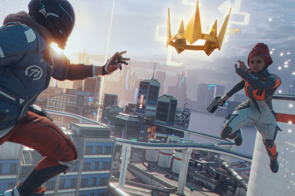 Noor, a character in the game Hyper Scape who hails from Pekan, Malaysia. More characters with Southeast Asian origins are appearing in video games. Photo: Ubisoft