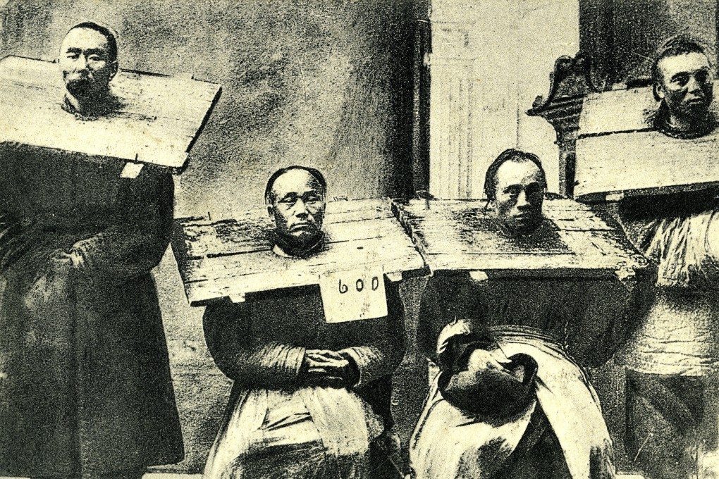 Prisoners in early 20th century China. Photo: Getty Images