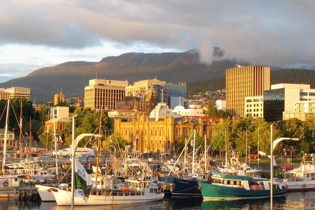 The Hobart waterfront in Tasmania. Photo: Handout