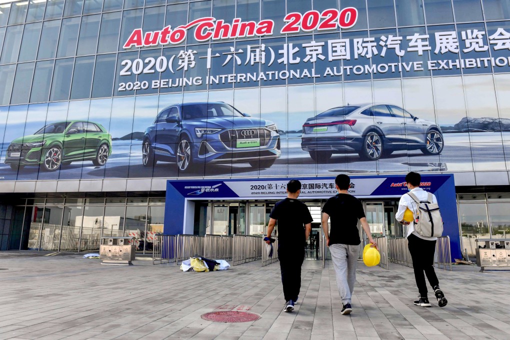 The Auto China 2020 show is being in Beijing held after a delay of five months. Photo: AFP