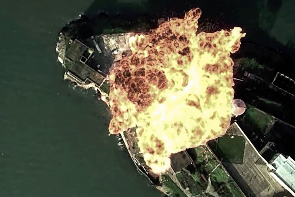 A scene from the PLA air force footage. Photo: Handout