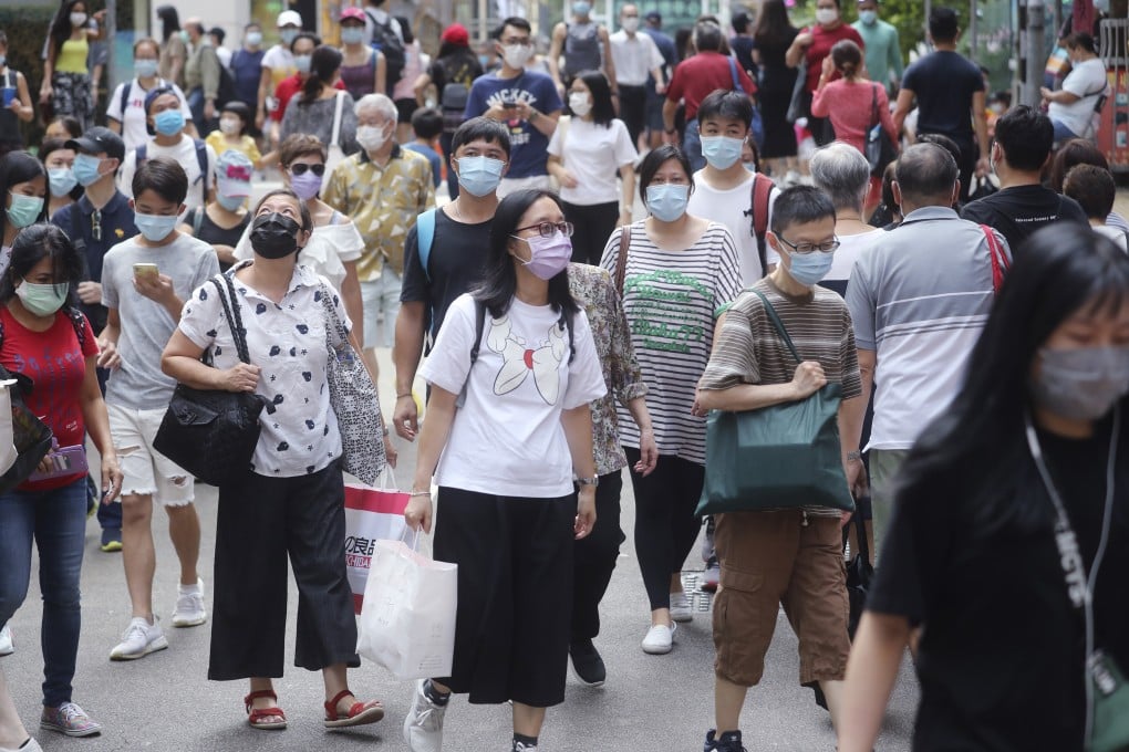 The number of Covid-19 infections has been declining in Hong Kong. Photo: Edmond So