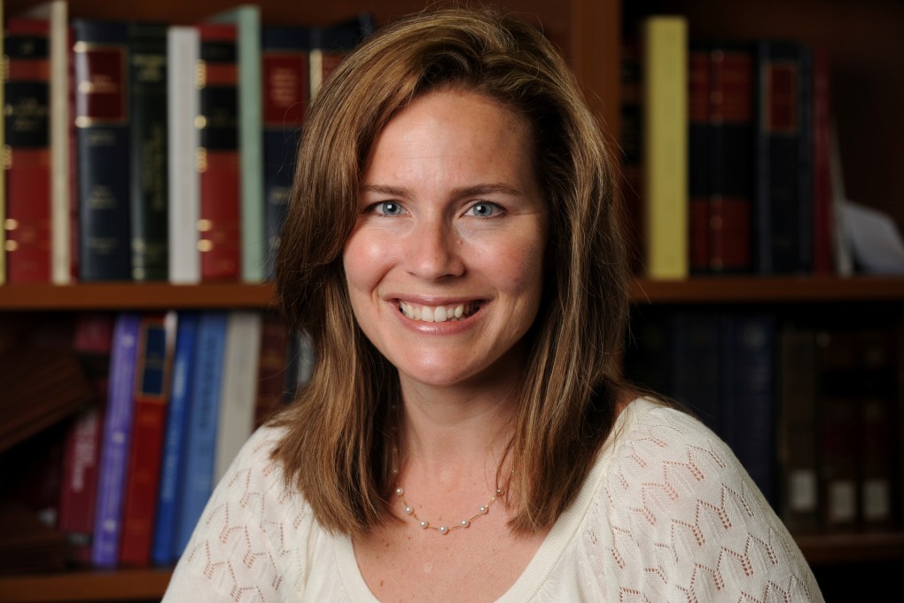 Amy Coney Barrett, a law professor at Notre Dame University. Photo: Notre Dame University handout via Reuters