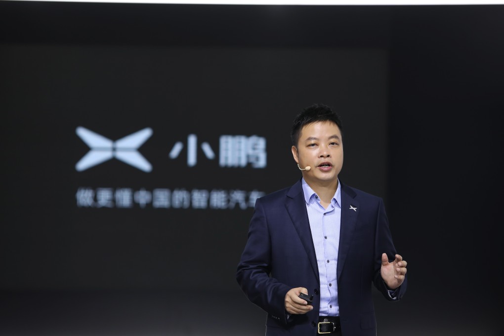 He Xiaopeng, chairman and chief executive of Xpeng, said funding from the Guangzhou government will help the carmaker ramp up its expansion plans. Photo: Simon Song