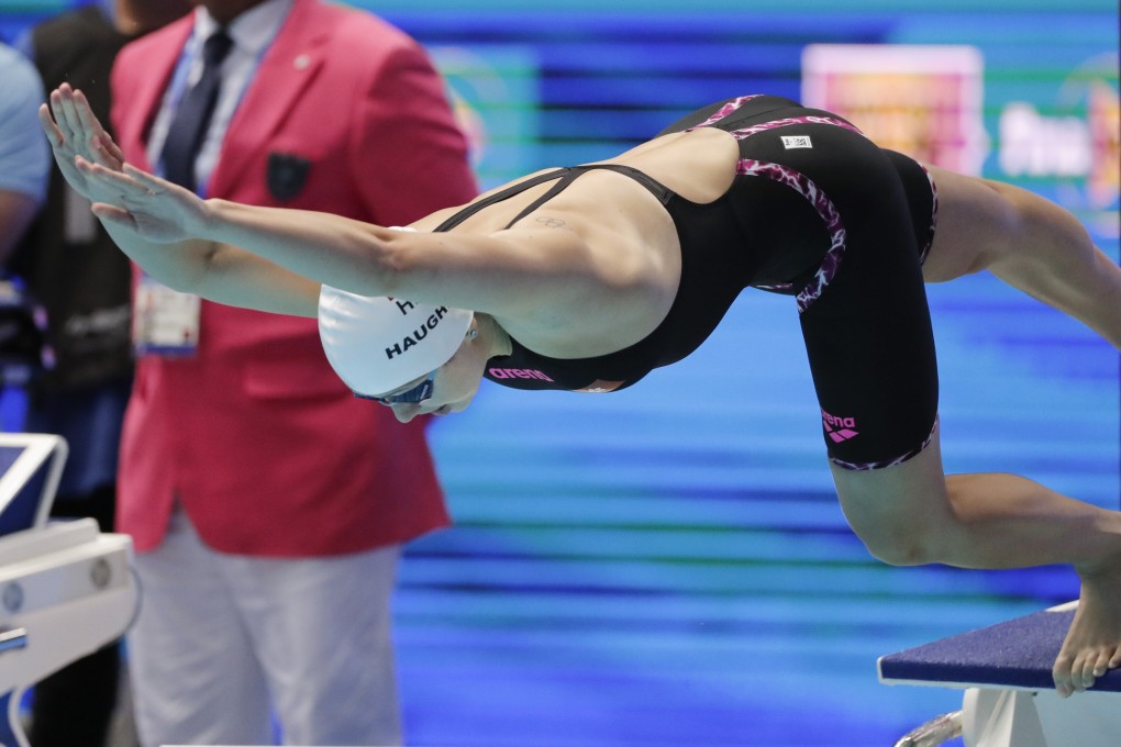Siobhan Haughey is to race in her first major competition of the year at the ISL in Budapest next month. Here, she competes at the 2019 World Championships in Gwangju, South Korea. Photo: AP