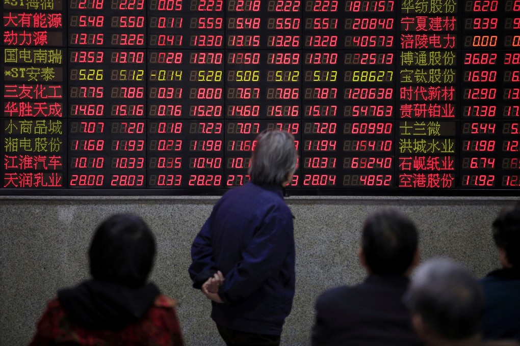 The CSI300 index that tracks performances on both the Shanghai and Shenzhen markets rose on Tuesday. Photo: Reuters