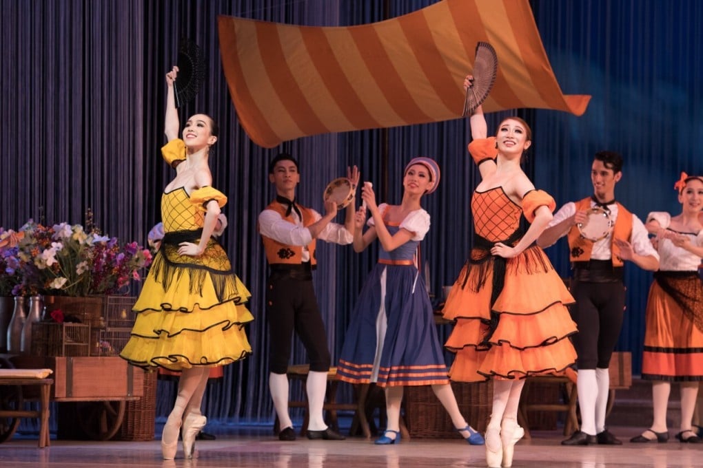 Hong Kong Ballet dancers Chen Zhiyao (left) and Yang Ruiqi in Don Quixote, one of the live performances that are finally returning to the Hong Kong arts scene. Photo: Conrad Dy-Liacco
