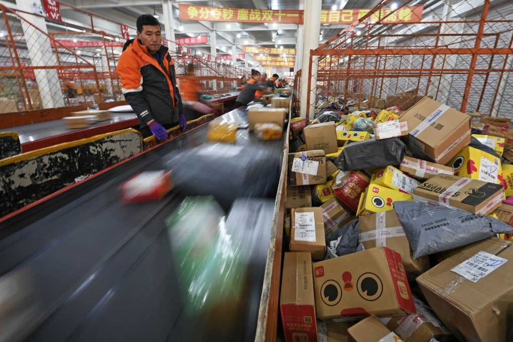 China has 940 million people online, and the country loves online shopping. Over time, that makes up a lot of packaging waste. Photo: Xinhua