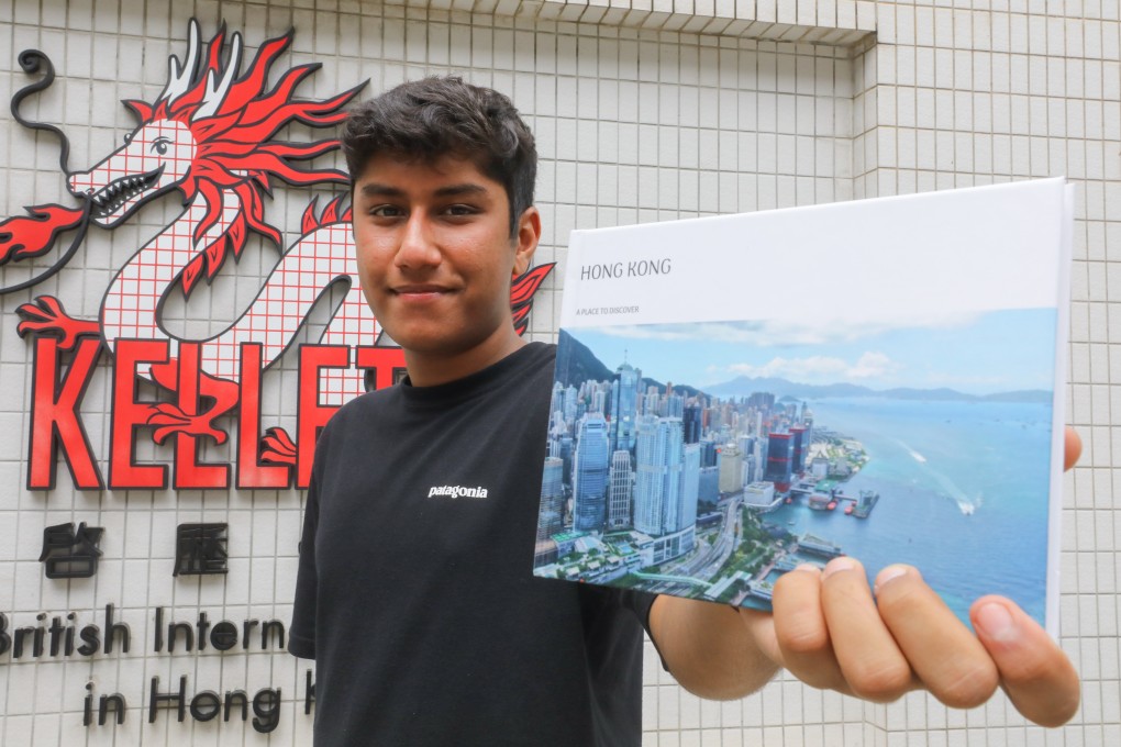 Student Aman Lakhwani created a photo book to raise money for an Indian school and orphanage. Photo: Dickson Lee