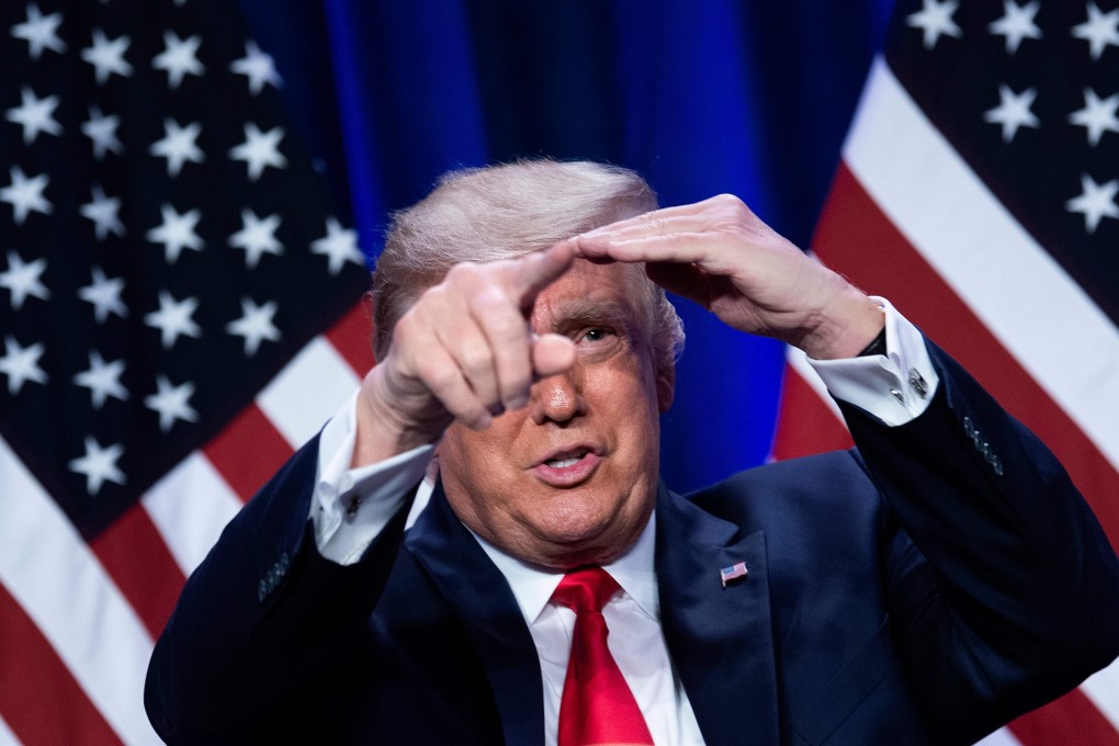 US President Donald Trump speaks at an event in Doral, Florida, in September. Photo: AFP
