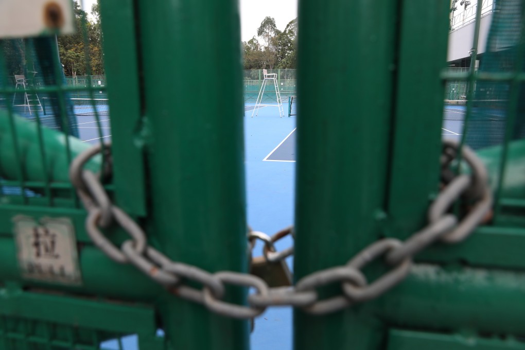 Public sports facilities are closed during spikes in the coronavirus pandemic. Photo: Nora Tam