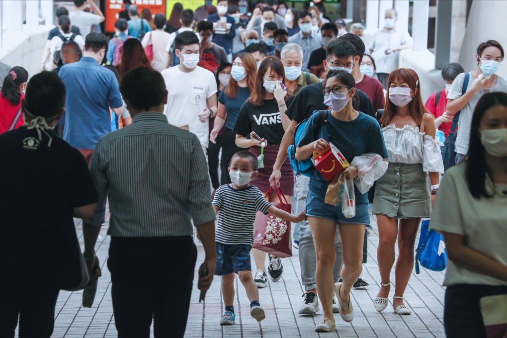 Locals filled restaurants, shopping centres and country parks during the long weekend despite the lingering threat of the coronavirus. Photo: Jonathan Wong