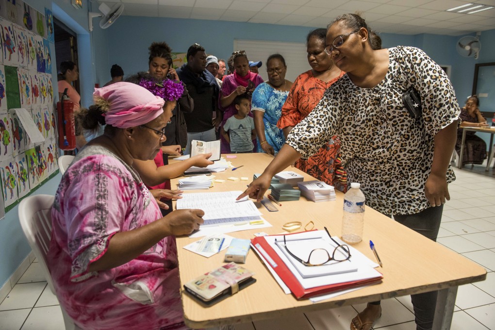 Voters in Noumea, New Caledonia. Photo: AP