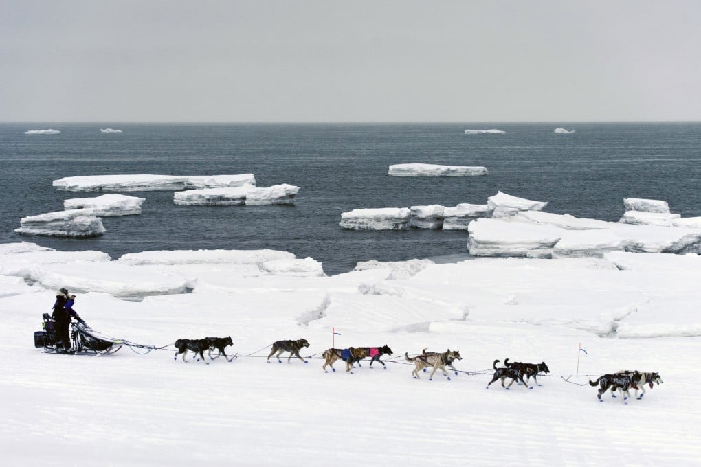 Icebergs in the open waters of Norton Sound, an inlet of the The Bering Sea in Alaska. Photo: AP
