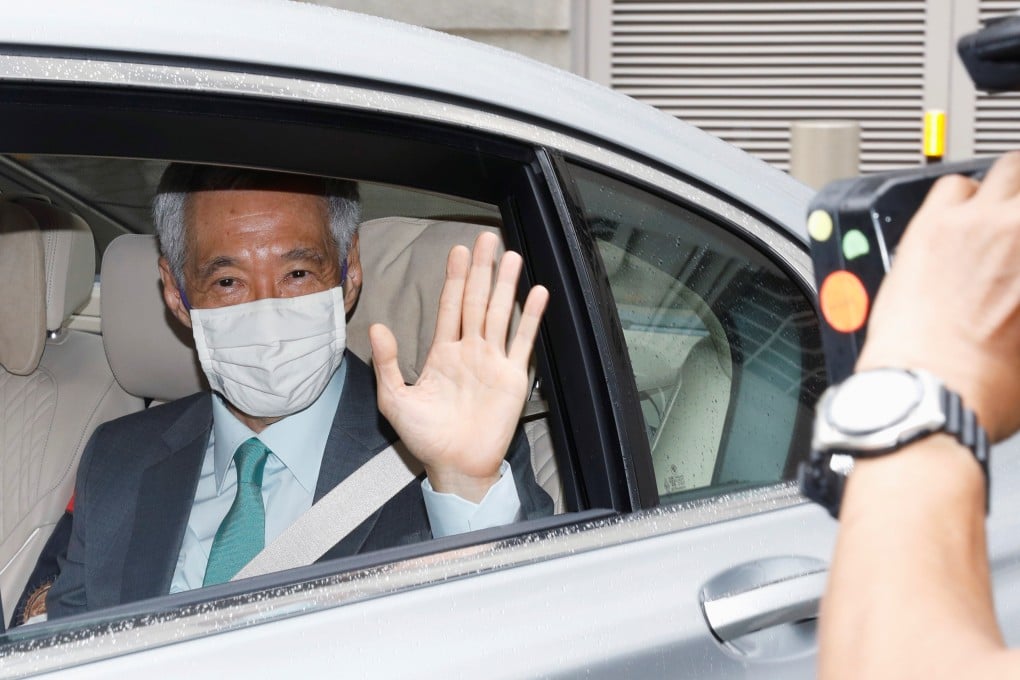 Singapore’s Prime Minister Lee Hsien Loong arrives at the High Court for a defamation hearing against blogger Leong Sze Hian on Tuesday. Photo: Reuters