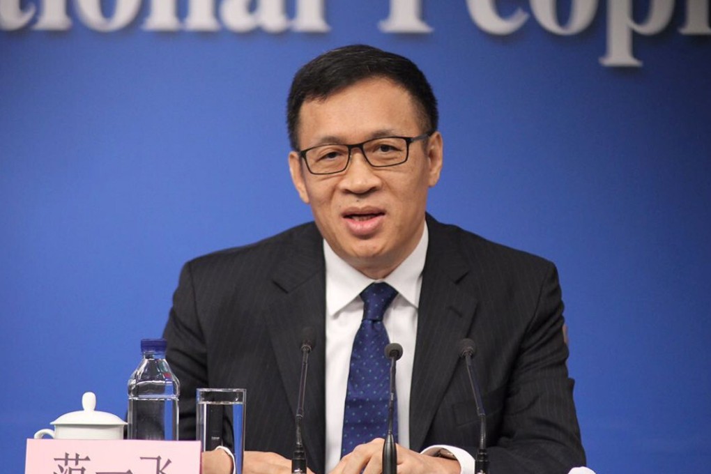 Fan Yifei reports on the progress of China’s central bank digital currency. Photo: Simon Song