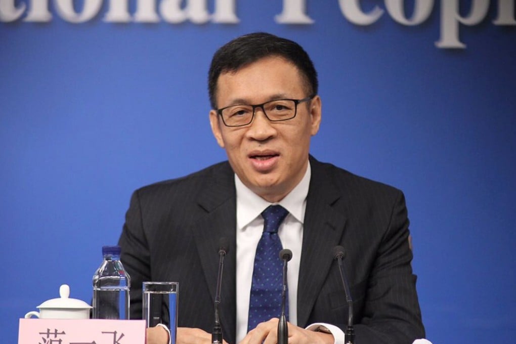 Fan Yifei reports on the progress of China’s central bank digital currency. Photo: Simon Song