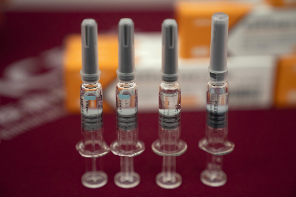 An experimental vaccine made by Sinovac is one of four Chinese candidates in the final stage of clinical trials. China has held preliminary discussions with the WHO to have its vaccines included in a list for emergency use. Photo: AP