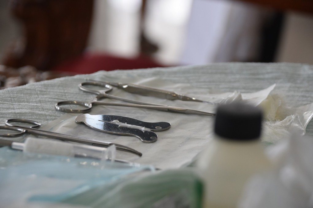Circumcision is one of the world’s oldest and most common surgical procedures. Surgical tools laid out for a Jewish circumcision ceremony. Photo: Getty Images