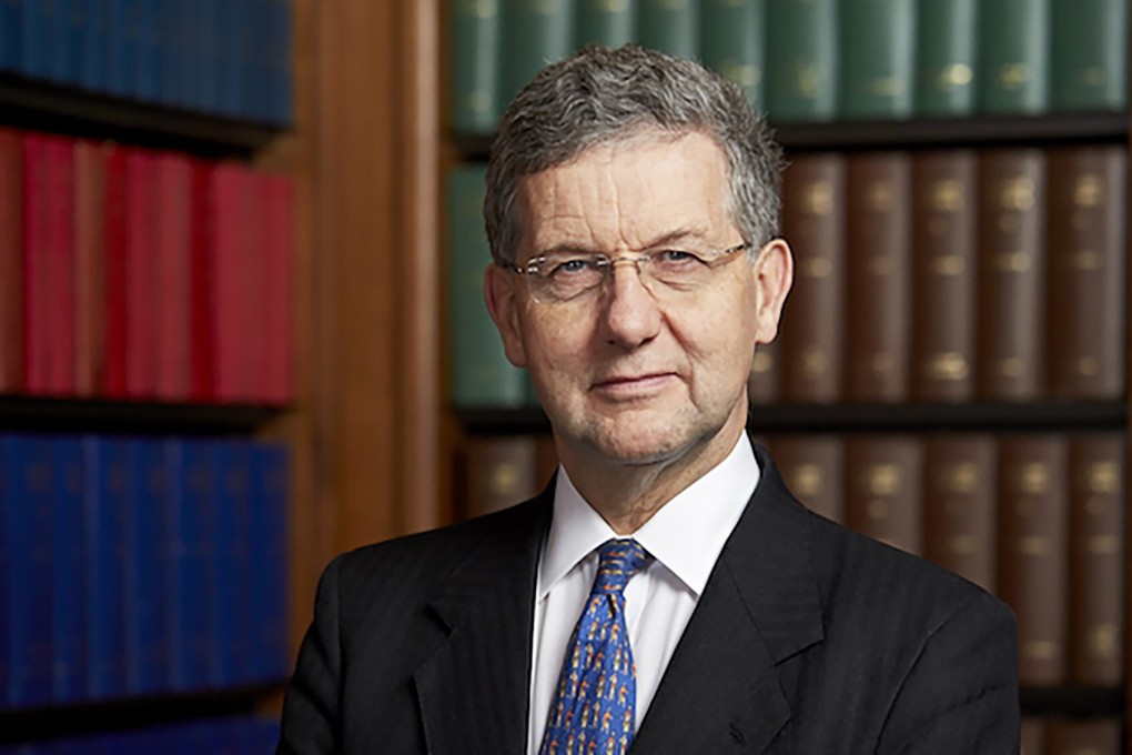 Mr Justice Patrick Hodge, deputy president of the UK’s Supreme Court, was appointed to Hong Kong’s Court of Final Appeal on Monday. Photo: Handout