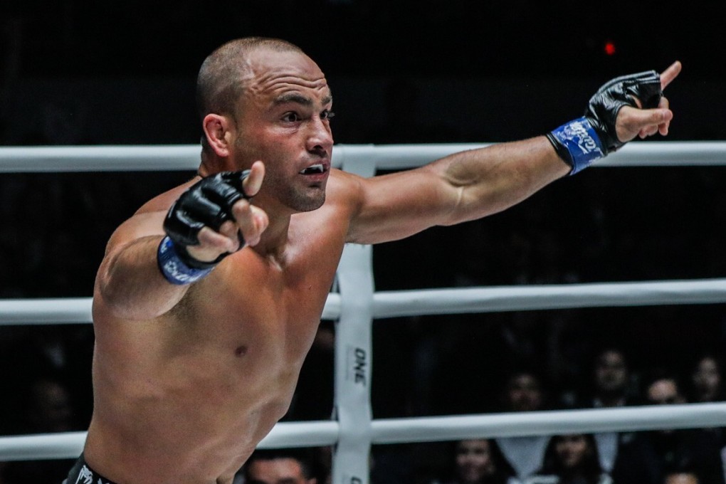 Eddie Alvarez celebrates his win over Eduard Folayang in Manila. Photos: ONE Championship