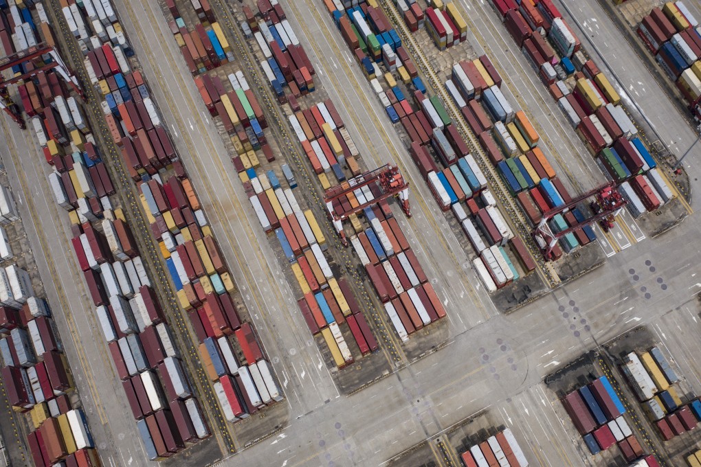 Shipping containers sit at the Yangshan Deepwater Port in Shanghai on July 12. Ensuring sustainable, efficient connectivity in transport and trade will be essential to the Asia-Pacific’s development goals and recovery from the pandemic. Photo: Bloomberg
