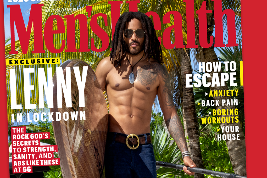 US singer Lenny Kravitz, 56, recently showed off his chiselled physique on the cover of Men’s Health magazine.