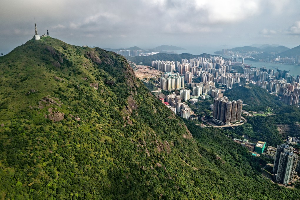 Hong Kong’s Kowloon Peak and northeast Kowloon, as seen from Fei Ngo Shan in Hong Kong. Photo: Martin Williams